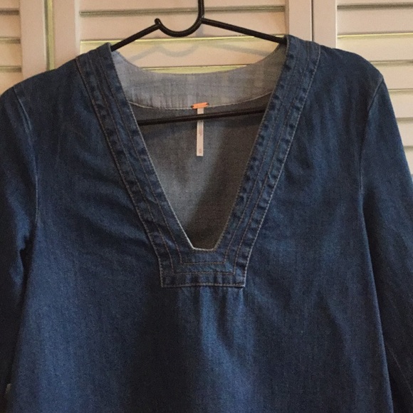 Free people denim tunic - Picture 4 of 4